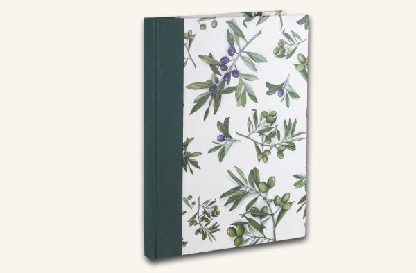 Noble diary with high-quality paper "Olives"